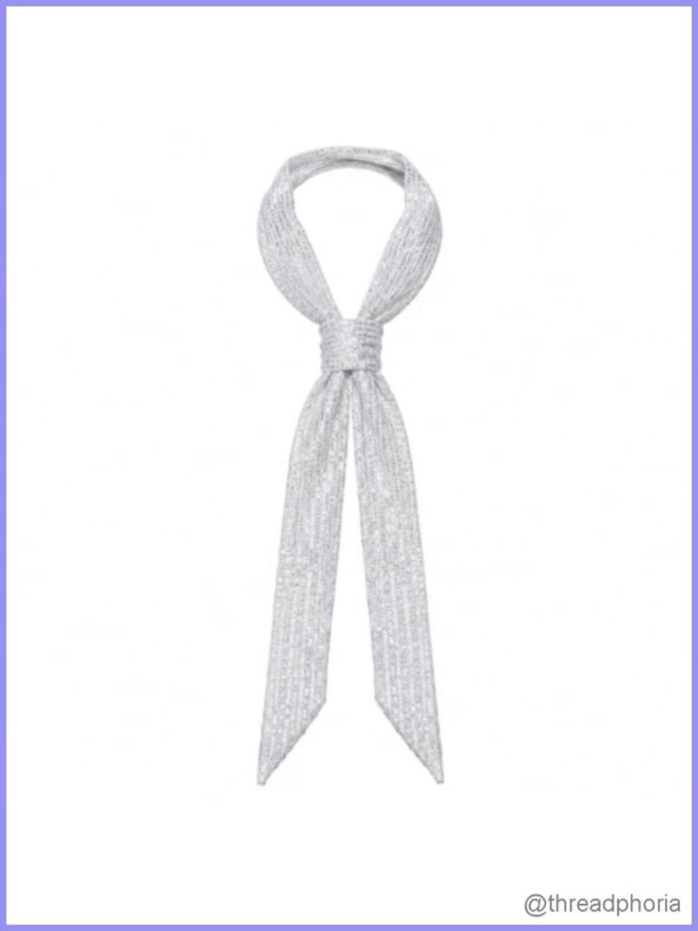 Glitter Sequin Long Skinny Scarf - Fashion Scarf Women Accessory